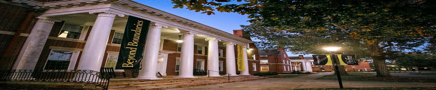 Pfeiffer University banner